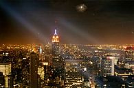 Empire State Building bij nacht - New York City von David Berkhoff Miniaturansicht