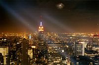 Empire State Building bij nacht - New York City
