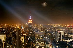 Empire State Building by night - New York City sur David Berkhoff