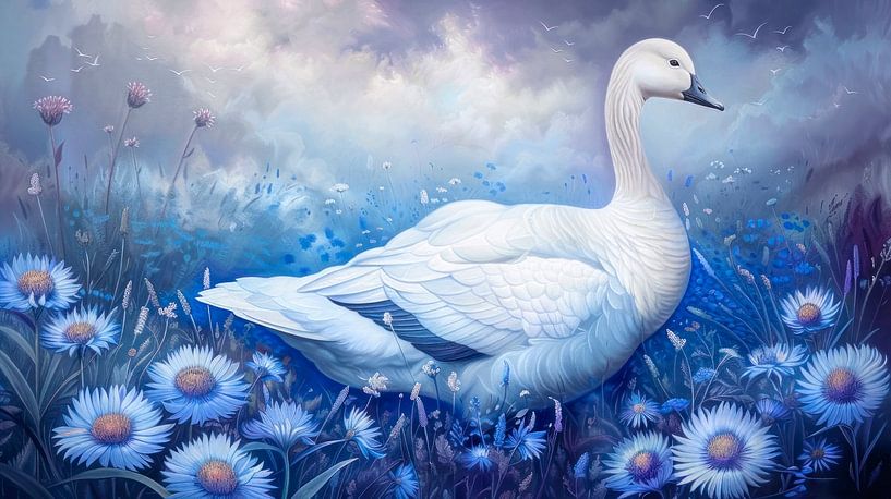 Majestätische Gans von Jutta Maria Pusl