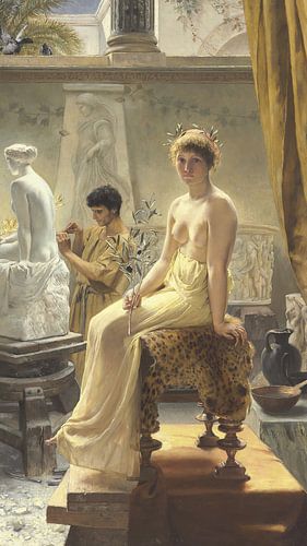 Het model van de beeldhouwer, Angelo von Courten