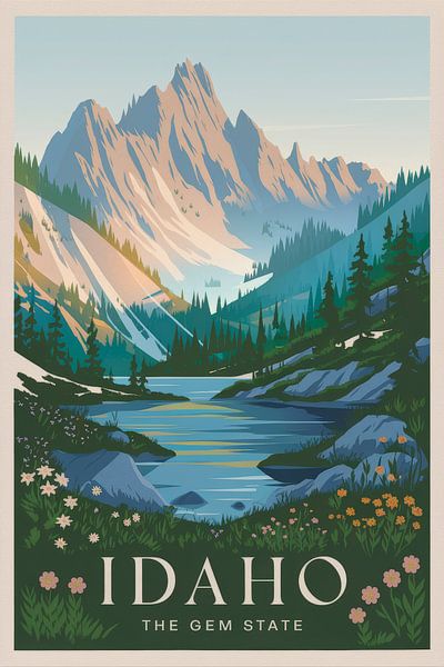 Idaho van Poster Art Shop