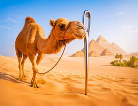 Camel Squeezing Through a Needle’s Eye by ArtMomente