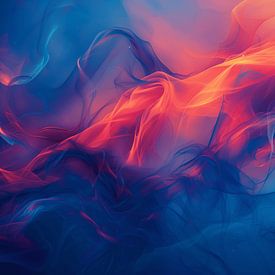 Inferno’s Embrace: Flames in the Abyss by Oizy Blue