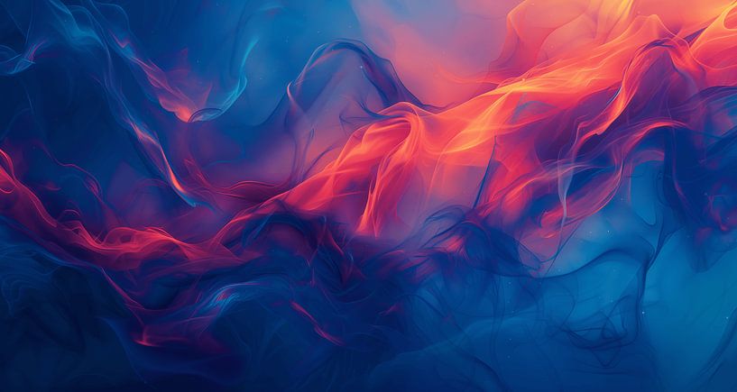 Inferno’s Embrace: Flames in the Abyss by Oizy Blue