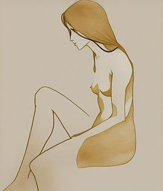 Female Shapes by Eye catching paintings