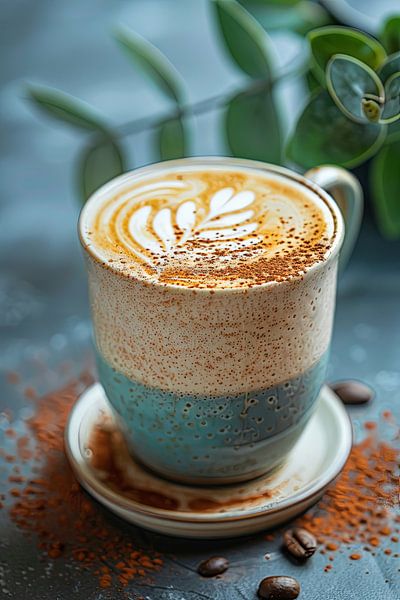 drink a cup of coffee or cappuccino by Egon Zitter