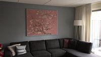 Kundenfoto: Mandelblüte (pink), Collage nach Vincent van Gogh 