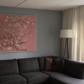 Customer photo: Almond blossom by Vincent van Gogh (pink), on canvas