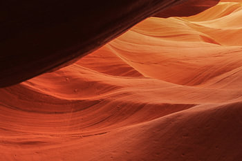 La pierre rouge dans le canyon des antilopes à la page États-Unis