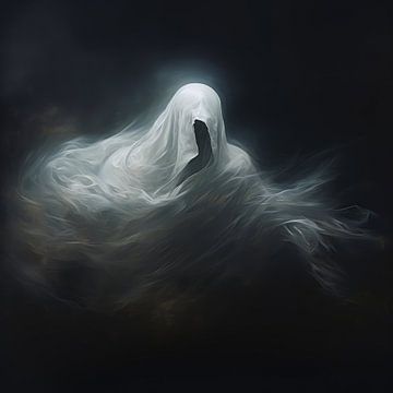 Spook of geest in abstracte look van Art Bizarre