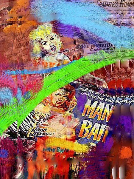 Manbait II | Manbait Pop Art van Leah Devora
