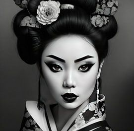 Sensual portrait of a Geisha by Brian Morgan