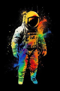 Colourful astronaut by Bert Nijholt