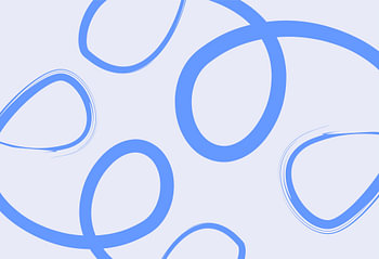 Blue Swirl Brush Strokes Abstract Art