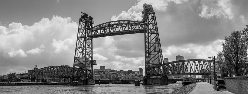 Le vieux pont levant de Rotterdam (De Hef) par Arthur Scheltes