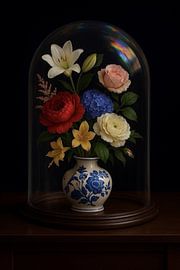 Blumenlicht I - Stille unter Glas von Studio Juna