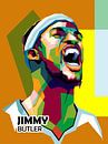 Jimmy Butler im Bestseller-Pop-Art-Poster van miru arts thumbnail