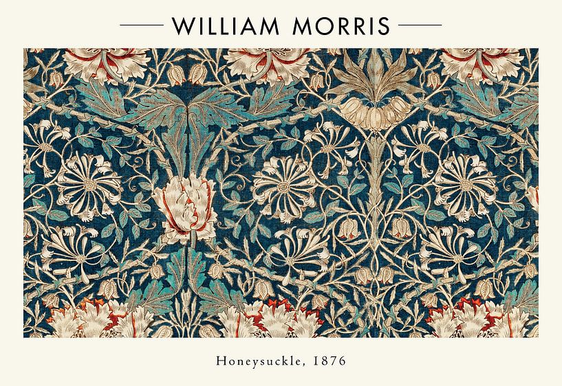 William Morris - Honeysuckle by Walljar