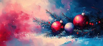 Feestelijke Kerstballen van Kunst Kriebels