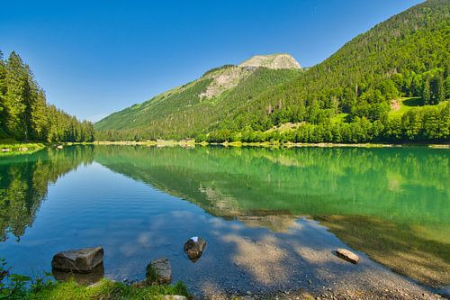 Lac de Montriond in de Haute Savoie