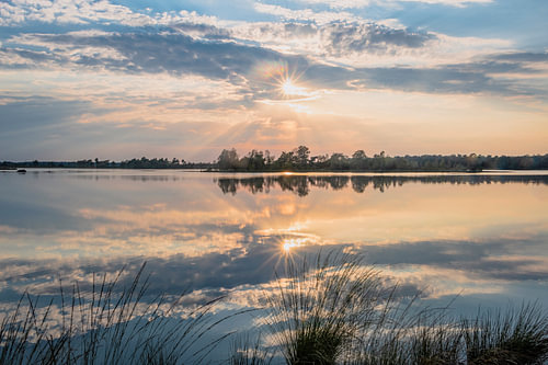 Stappersven Kalmthoutse Heide – Avondzon en spiegeling