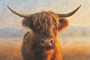 Highlander im Morgenlicht