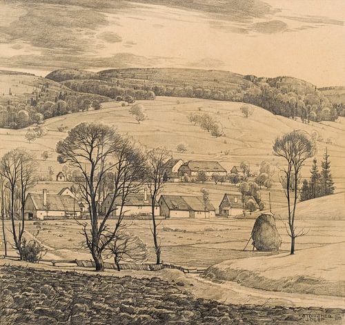 Josef Stoitzner, De la forêt viennoise du sud, ca 1920