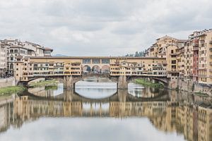 Uitzicht op Ponte Vecchio in Florence van Photolovers reisfotografie