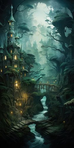 Magische Märchenlandschaft