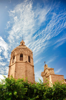 El Micalet Photo - Iconic Cathedral of Valencia Wall Decoration