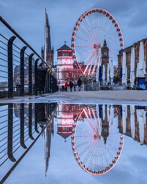 Wheel of vision, Düsseldorf, Duitsland van Alexander Ludwig