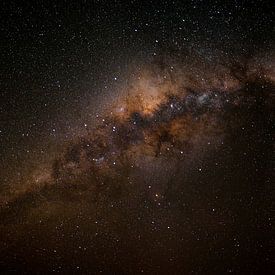 De Melkweg - Zwart - Horizontaal van Pieter Parlevliet