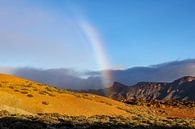 Landschaft mit Regenbogen auf Teneriffa von Reiner Conrad Miniaturansicht