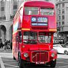 Old double-decker bus in London by Jaco Verheul