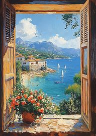 Matisse inspireert Open Venster Zien van Niklas Maximilian