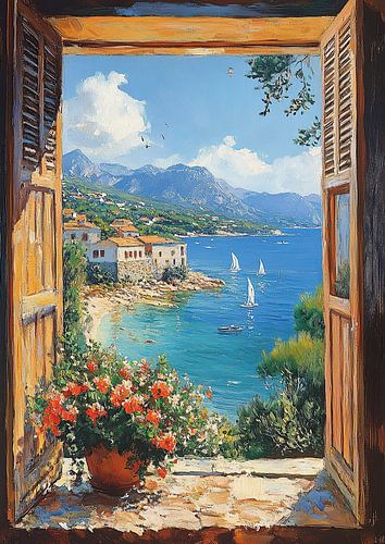 Matisse inspiriert Open Window See von Niklas Maximilian