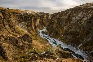 Der Fjaðrárgljúfur, ein surreales Stück Island