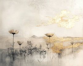 Gouden Bloemen | Whisper of Gold van Zen en Meer