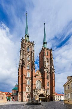 BRESLAU Kathedraal van Wroclaw van Melanie Viola