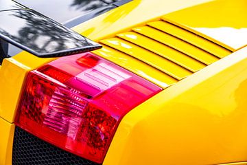 Lamborghini Gallardo Superleggera sports car detail rear light by Sjoerd van der Wal Photography
