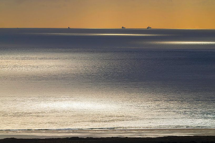 Atlantischer Ozean mit Schiffen auf dem Weg von Hans Hut