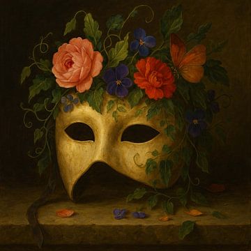 Still Life Maskerade van Moonheart Artworks