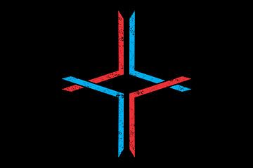 Abstract Kruis Illustratie Ontwerp, Creatieve Geometrische Kunst voor Moderne Digitale Achtergronden van mei suseno