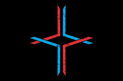 Abstract Cross Illustration Design, Creative Geometric Art for Modern Digital Backgrounds