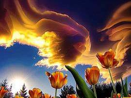 schilderachtige wolkenformaties