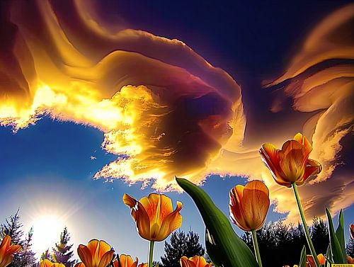 schilderachtige wolkenformaties