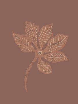 Mochs abstraits Feuillage sur Nikita Jariwala