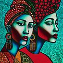 Blue women by Jan Keteleer (JanKé): A Journey Beyond the Canvas thumbnail