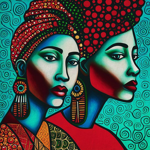 Blue women by Jan Keteleer (JanKé): A Journey Beyond the Canvas